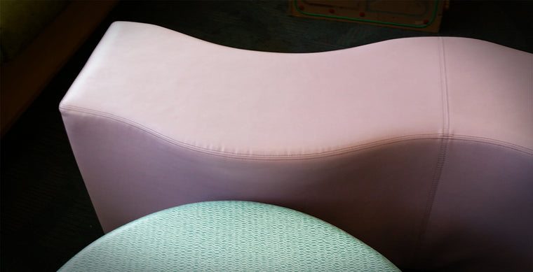 curved, custom seating