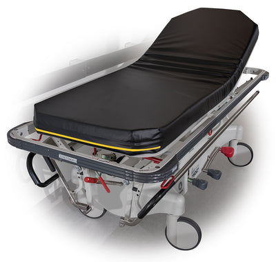 Standard Bariatric Stretcher - 24x76x4 - 8 Taper @ Head - mattress