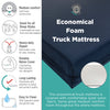 Everynight Road Deluxe Dual Sided Economical Medium-Firm Foam Truck Mattress
