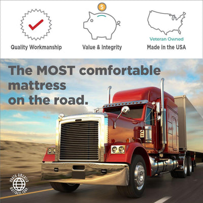 American Road Dream Cool Gel Memory Foam Truck Mattress - North America Mattress Corp.